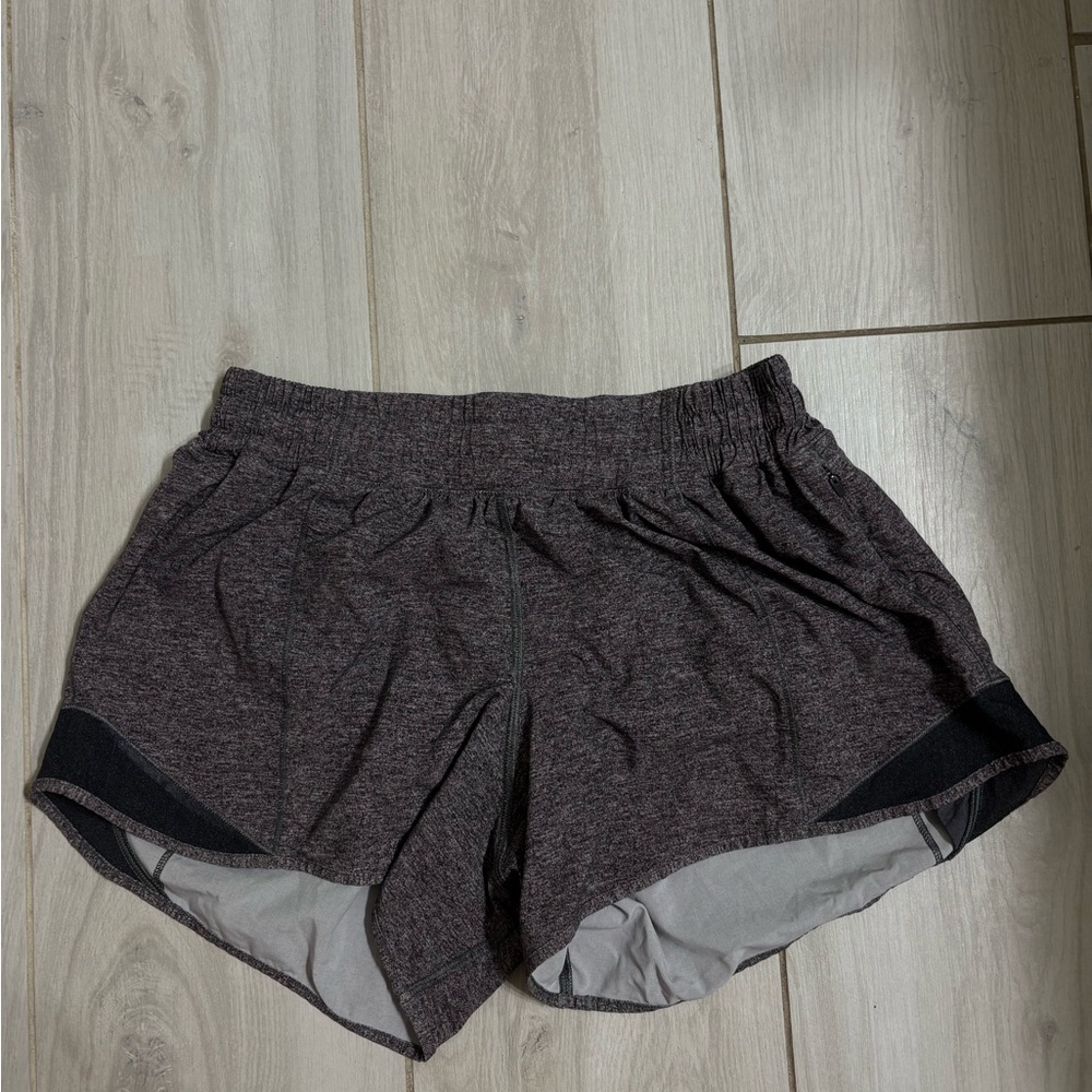 Lululemon Grey 4” Hotty Hot Shorts